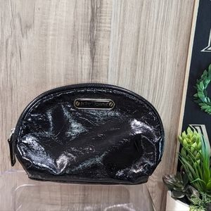 Betsey Johnson Black Cosmetics Bag